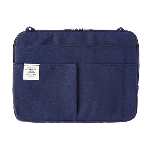 Delfonics Stationery Inner Carrying Case Bag In Bag B5 - Dark Blue - Harajuku Culture Japan - Japanease Products Store Beauty and Stationery