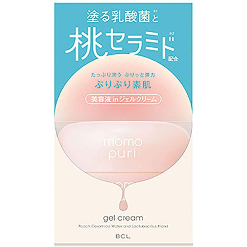 Momopuri Peach Moist Gel All in One Cream- 80g - Harajuku Culture Japan - Japanease Products Store Beauty and Stationery