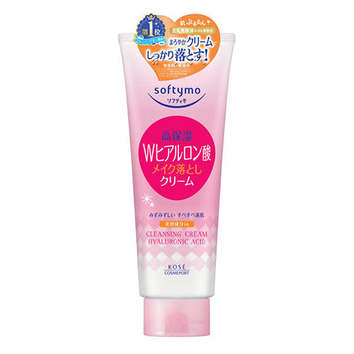 Kose Cosmeport Softymo Cleansing Cream 210g- Hyaluronic Acid - Harajuku Culture Japan - Japanease Products Store Beauty and Stationery