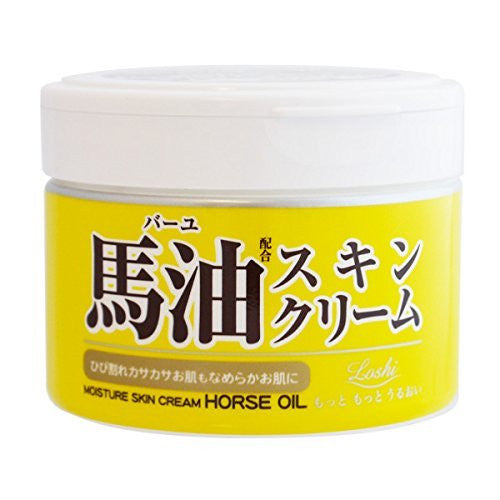 Rossi Moist Aid Horse Oil Skin Cream 220g - Harajuku Culture Japan - Japanease Products Store Beauty and Stationery