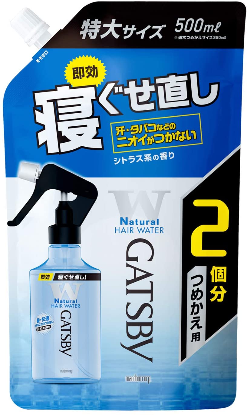 Gatsby Bedhair Reset Water - 500ml - Refill - Harajuku Culture Japan - Japanease Products Store Beauty and Stationery