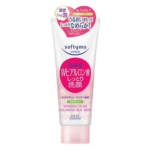 Kose Cosmeport Softymo Face Wash 150g - Hyaluronic Acid - Moist - Harajuku Culture Japan - Japanease Products Store Beauty and Stationery
