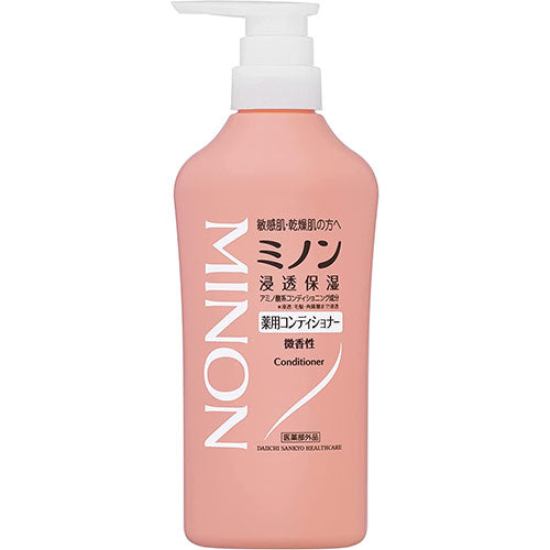 Minon Medicated Hair Conditioner - 450ml - Harajuku Culture Japan - Japanease Products Store Beauty and Stationery