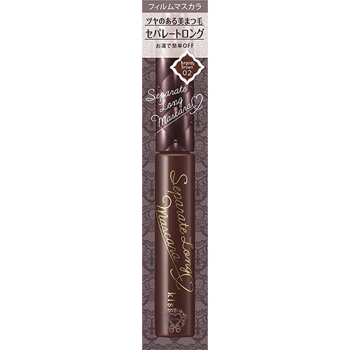 Isehan Kiss Separate Long Mascara - 02 Burgundy Brown - Harajuku Culture Japan - Japanease Products Store Beauty and Stationery