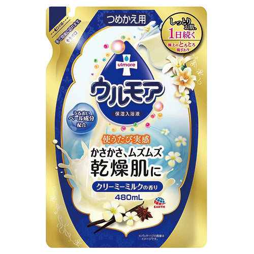 Earth Ulmore Bath Liquid - Refill - 480ml - Harajuku Culture Japan - Japanease Products Store Beauty and Stationery