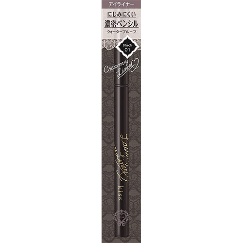 Isehan Kiss Lusting Creamy Liner - 01 Black - Harajuku Culture Japan - Japanease Products Store Beauty and Stationery