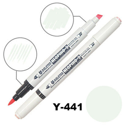 Deleter Alcohol Marker Neopiko 2 - Y-441 Baby Green - Harajuku Culture Japan - Japanease Products Store Beauty and Stationery