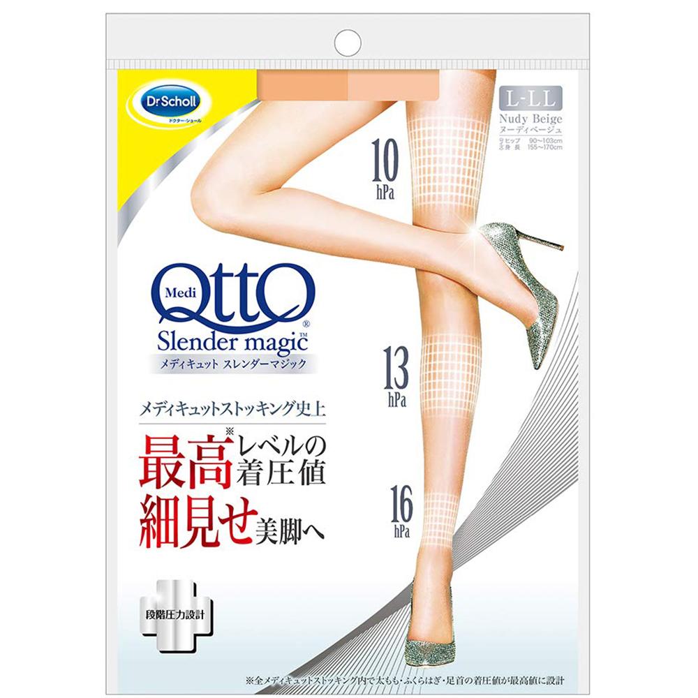 Dr. Scholl Japan Medi QttO Wearing Pressure Stockings Slender Magic - Harajuku Culture Japan - Japanease Products Store Beauty and Stationery