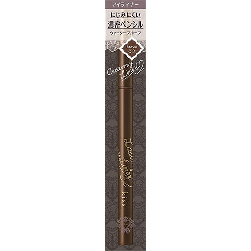 Isehan Kiss Lusting Creamy Liner - 02 Brown - Harajuku Culture Japan - Japanease Products Store Beauty and Stationery