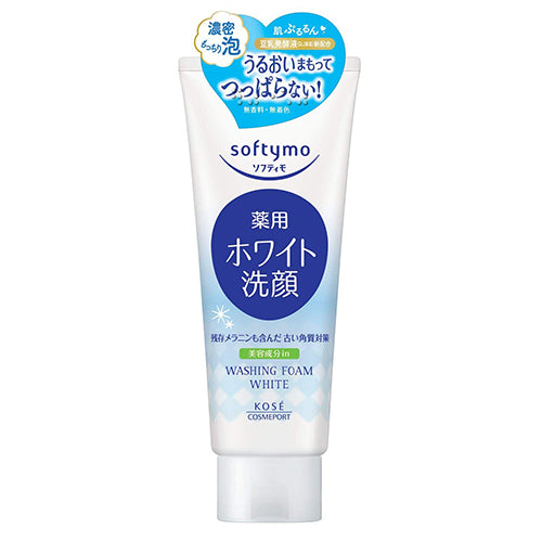 Kose Cosmeport Softymo Face Wash 150g - White - Harajuku Culture Japan - Japanease Products Store Beauty and Stationery