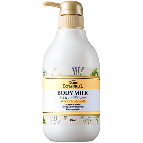 Moist Diane Botanical Body Milk 500ml - Citrus & White Bouquet - Harajuku Culture Japan - Japanease Products Store Beauty and Stationery