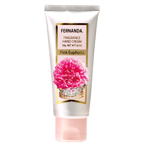 Fernanda Japan Made Fragrance Hand Cream Pink Euphoria 50g - Harajuku Culture Japan - Japanease Products Store Beauty and Stationery