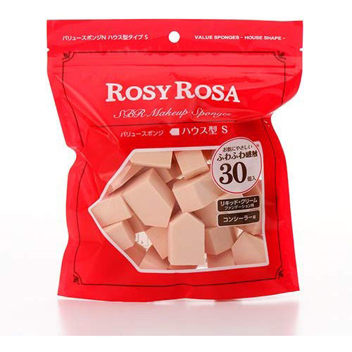 Rosy Rosa Value Sponge N - House Type S - 30P - Harajuku Culture Japan - Japanease Products Store Beauty and Stationery