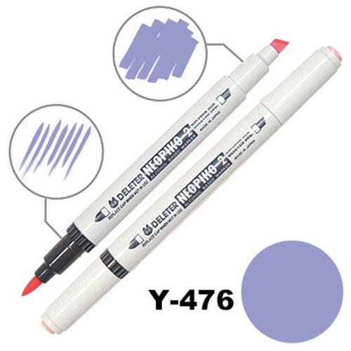 Deleter Alcohol Marker Neopiko 2 - Y-476 Bellflower - Harajuku Culture Japan - Japanease Products Store Beauty and Stationery