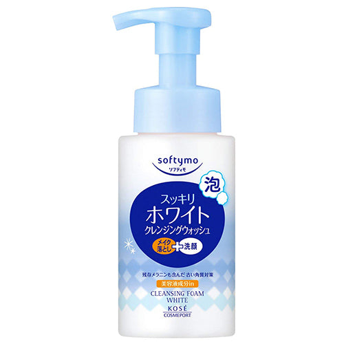 Kose Cosmeport Softymo Whip Cleansing Wash 200ml - White - Harajuku Culture Japan - Japanease Products Store Beauty and Stationery