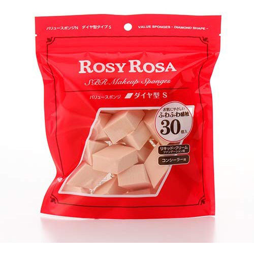 Rosy Rosa Value Sponge N - Diamond Type S - 30P - Harajuku Culture Japan - Japanease Products Store Beauty and Stationery