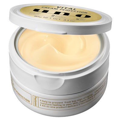Shiseido UNO Face Care Vital Cream Perfection 90g - Harajuku Culture Japan - Japanease Products Store Beauty and Stationery