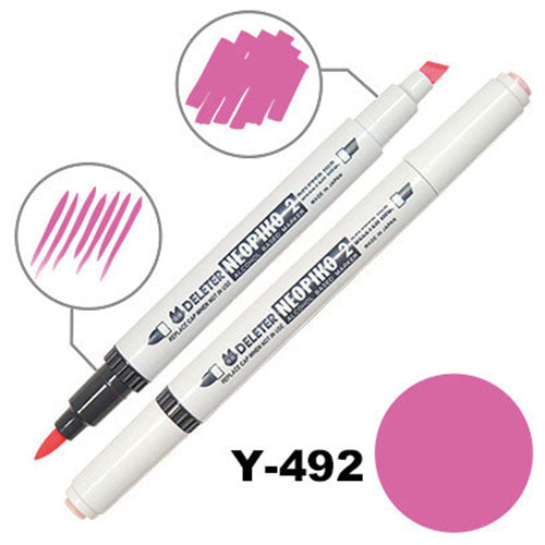 Deleter Alcohol Marker Neopiko 2 - Y-492 Royal Purple - Harajuku Culture Japan - Japanease Products Store Beauty and Stationery