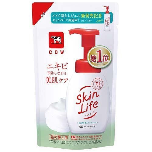 Skin Life Whip Face Wash - 140ml - Refill - Harajuku Culture Japan - Japanease Products Store Beauty and Stationery