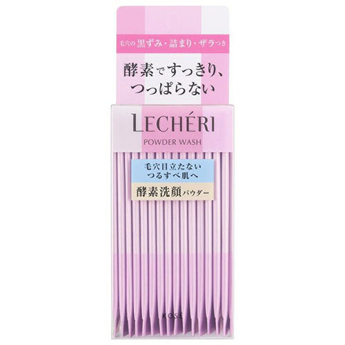 Kose Lecheri Face Wash Powder 0.4g - 32pcs - Harajuku Culture Japan - Japanease Products Store Beauty and Stationery