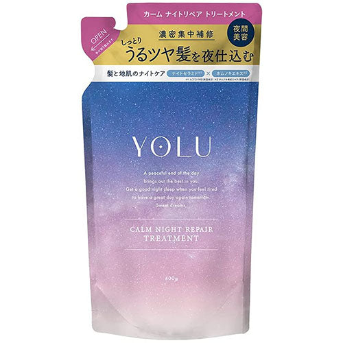 YOLU Night Beauty Treatment Refill 400ml - Calm Night Repair - Harajuku Culture Japan - Japanease Products Store Beauty and Stationery