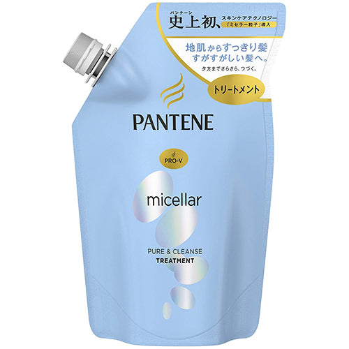 Pantene Micellar Treatment 350ml - Pure & Cleanse - Refill - Harajuku Culture Japan - Japanease Products Store Beauty and Stationery