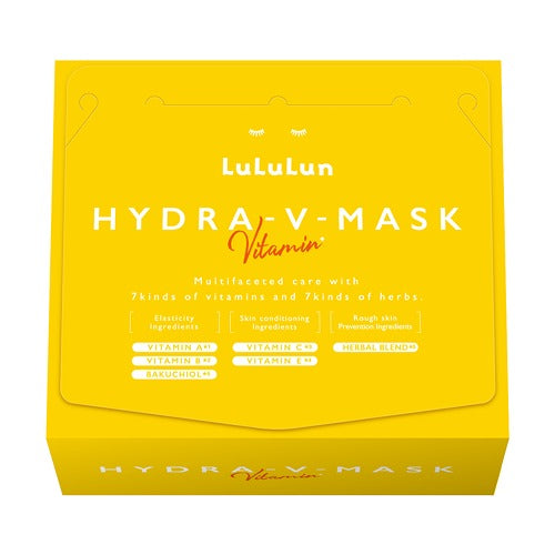 Lululun Hydra Vitamin Face Mask - 28pcs - Harajuku Culture Japan - Japanease Products Store Beauty and Stationery