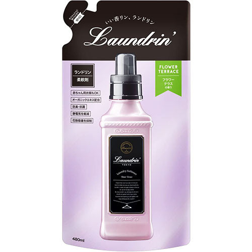Laundrin Fabric Softener 480ml Refill - Flower Terrace - Harajuku Culture Japan - Japanease Products Store Beauty and Stationery