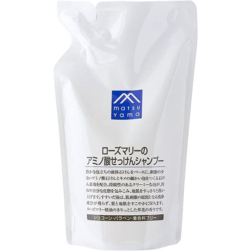 Matsuyama M-Mark Rosemary Amino Acid Soap Shampoo 550ml - Refill - Harajuku Culture Japan - Japanease Products Store Beauty and Stationery