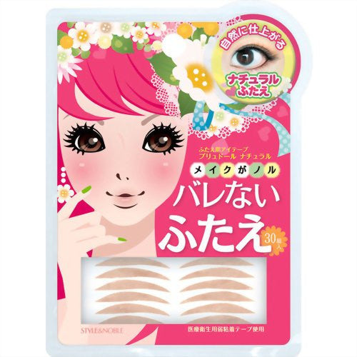 Prudor Natural Double Eyelid Tape - 30 tapes - Harajuku Culture Japan - Japanease Products Store Beauty and Stationery