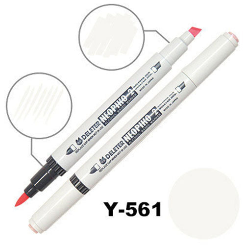 Deleter Alcohol Marker Neopiko 2 - Y-561 Neutral 1 - Harajuku Culture Japan - Japanease Products Store Beauty and Stationery