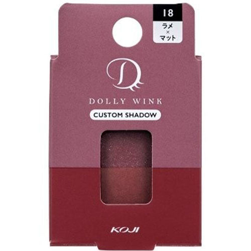KOJI DOLLY WINK Custom Shadow W 18 Strawberry Red - Harajuku Culture Japan - Japanease Products Store Beauty and Stationery