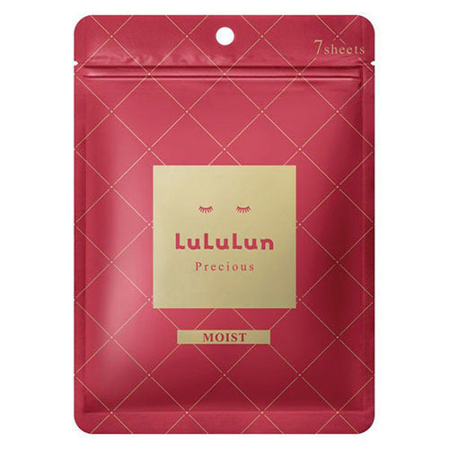 Lululun Precious Face Mask 7pcs Aging Care - Precious Red - Dense moisturizer type - Harajuku Culture Japan - Japanease Products Store Beauty and Stationery