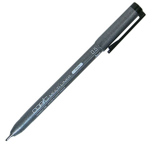 Copic Multiliner Black Ink Marker - 0.5 mm - Harajuku Culture Japan - Japanease Products Store Beauty and Stationery