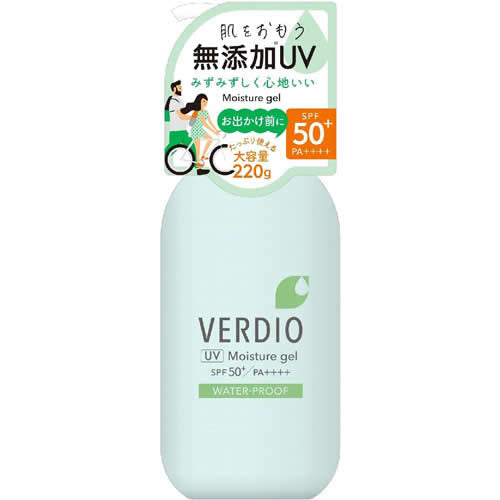 Verdio UV Moisture Gel N Pump SPF50+/PA++++ 220g - Harajuku Culture Japan - Japanease Products Store Beauty and Stationery
