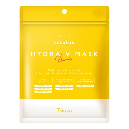 Lululun Hydra Vitamin Face Mask - 4pcs - Harajuku Culture Japan - Japanease Products Store Beauty and Stationery