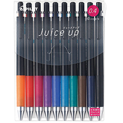 Pilot Ballpoint Pen Juice Up - 0.4mm - 10 Colors Set - Harajuku Culture Japan - Japanease Products Store Beauty and Stationery
