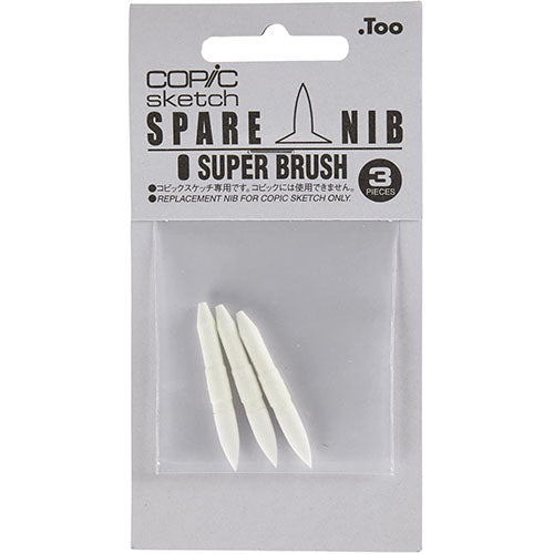 Copic Sketch & Ciao Spare Nib Super Brush- Pack for 3 Pencil - Harajuku Culture Japan - Japanease Products Store Beauty and Stationery