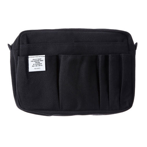 Delfonics Stationery Inner Carrying Case Bag In Bag M - Black - Harajuku Culture Japan - Japanease Products Store Beauty and Stationery
