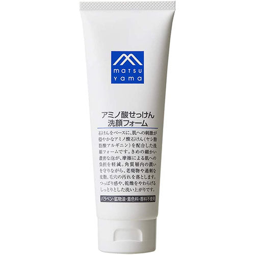 Matsuyama M-Mark Amino Acid Soap Face Wash Foam 120g - Harajuku Culture Japan - Japanease Products Store Beauty and Stationery