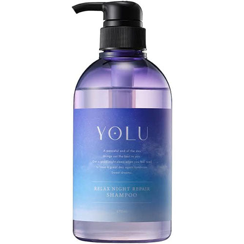 YOLU Night Beauty Shampoo Bottle 475ml - Relax Night Repair - Harajuku Culture Japan - Japanease Products Store Beauty and Stationery
