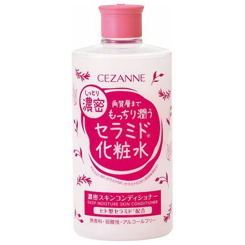 Cezanne Ceramide Deep Moisture Skin Conditioner - 410ml - Harajuku Culture Japan - Japanease Products Store Beauty and Stationery
