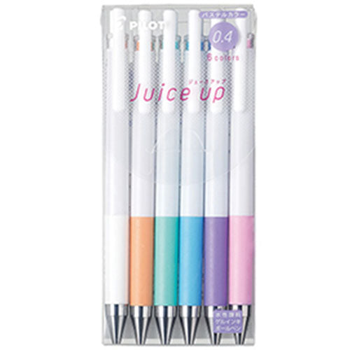 Pilot Ballpoint Pen Juice Up - 0.4mm - Pastel 6 Colors Set - Harajuku Culture Japan - Japanease Products Store Beauty and Stationery