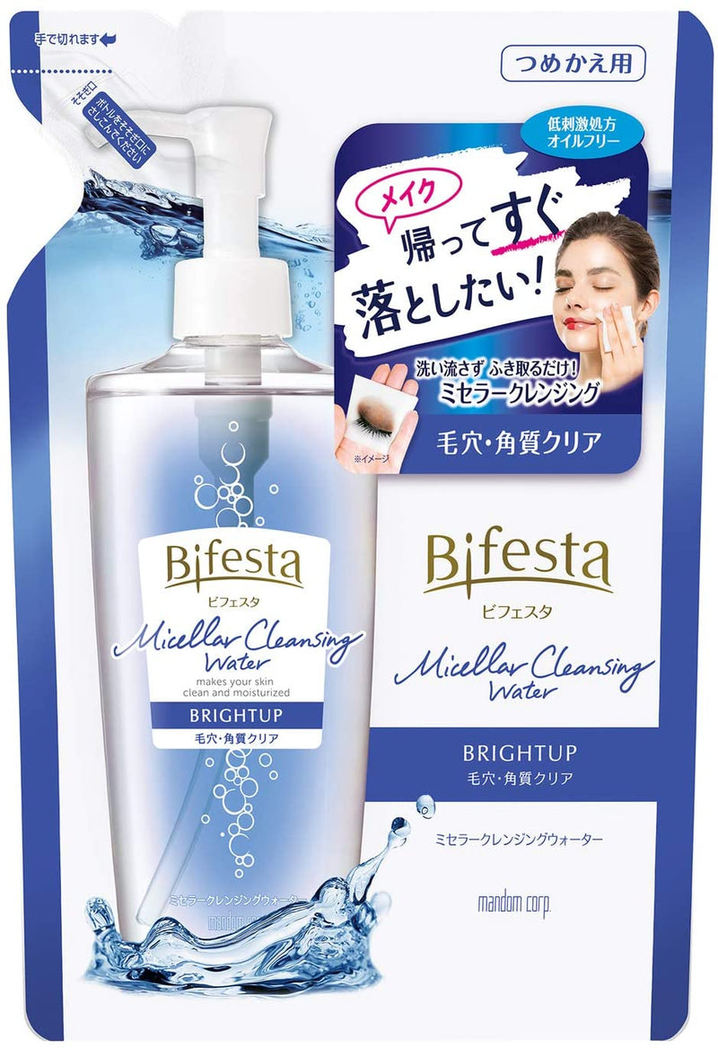 Bifesta Water Cleansing Lotion 360ml - Bright Up - Refill - Harajuku Culture Japan - Japanease Products Store Beauty and Stationery