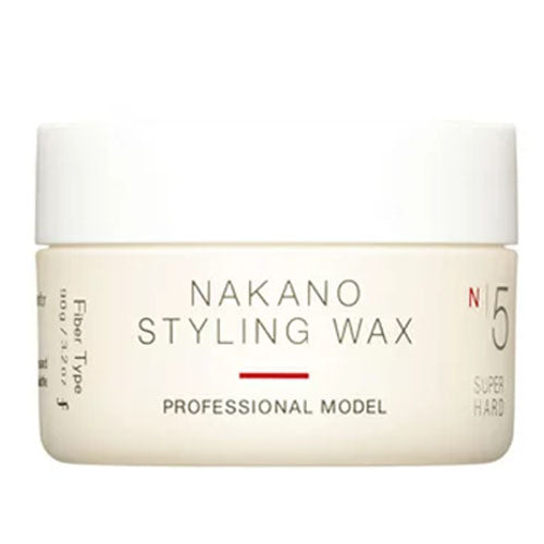 Nakano styling Wax Fiber Type 5F Super Hard 90g - Harajuku Culture Japan - Japanease Products Store Beauty and Stationery