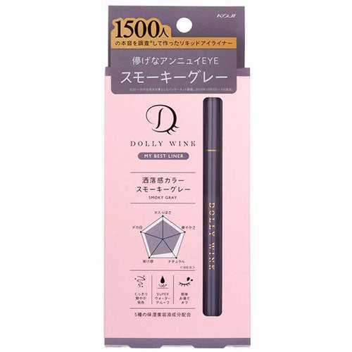 KOJI DOLLY WINK My Best Liner - Smokey Gray - Harajuku Culture Japan - Japanease Products Store Beauty and Stationery