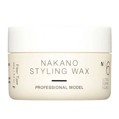 Nakano styling Wax Fiber Type 6F Ultra Super Hard 90g - Harajuku Culture Japan - Japanease Products Store Beauty and Stationery