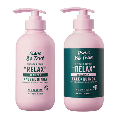 Moist Diane Be True Smooth Repair Shampoo & Treatment Set 400ml - Harajuku Culture Japan - Japanease Products Store Beauty and Stationery