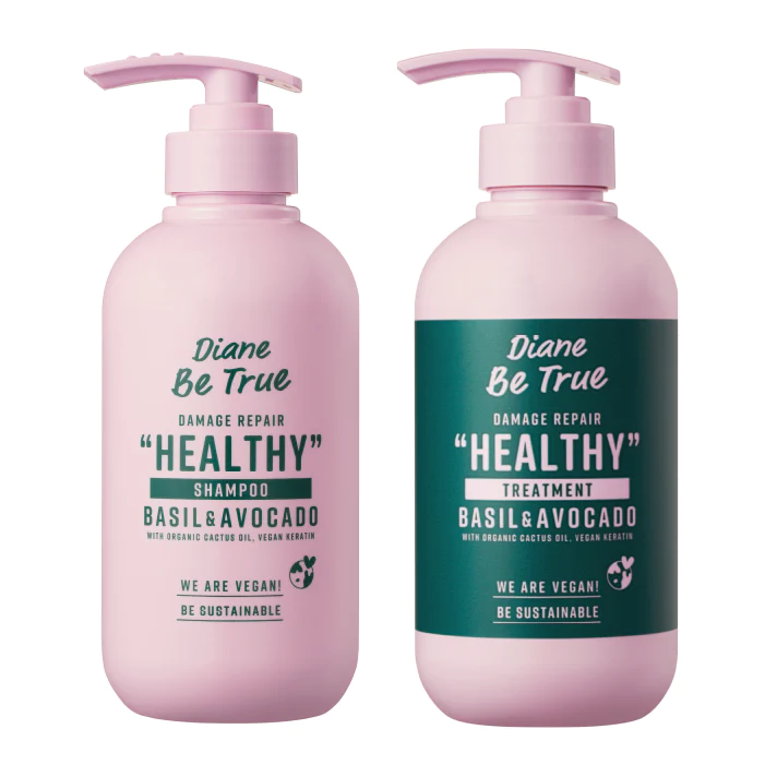 Moist Diane Be True Damage Repair Shampoo & Treatment Set 400ml - Harajuku Culture Japan - Japanease Products Store Beauty and Stationery