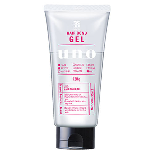 Shiseido UNO Hair Bond Styling Gel - 120g - Harajuku Culture Japan - Japanease Products Store Beauty and Stationery